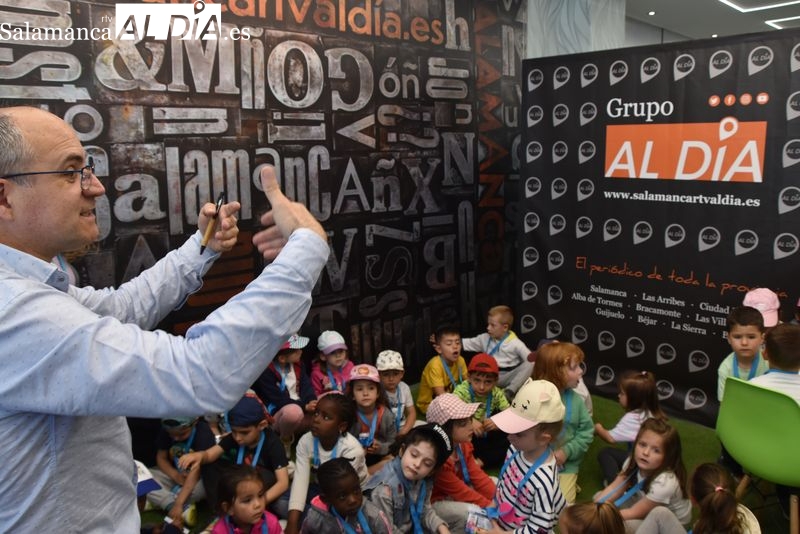 Lecciones de periodismo para escolares en SALAMANCA AL DÍA 
