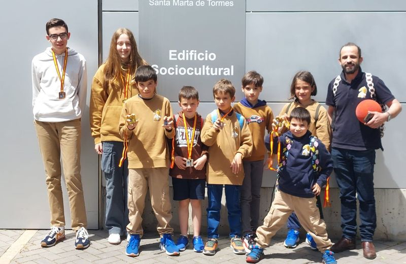 La Escuela de Ajedrez Béjar consigue seis medallas en la final de primavera de los Juegos Escolares