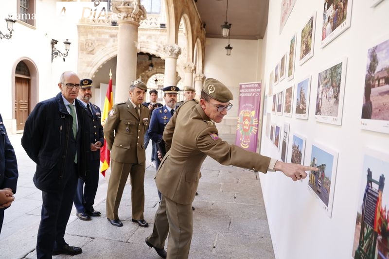 Una exposición fotográfica recuerda la misión de militares salmantinos en  América por el Huracán Mitch