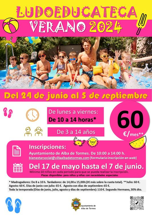 Plazos de inscripción para diferentes actividades en Alba de Tormes