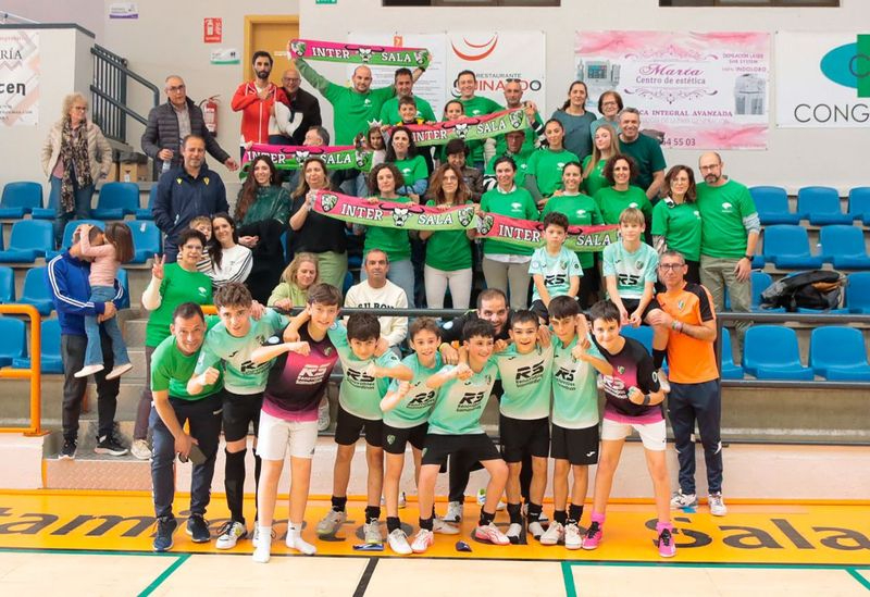 El CD Intersala jugará en casa el Nacional Alevín ante los campeones de Galicia, Extremadura y Aragón