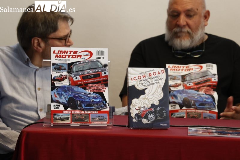 Presentan en Salamanca la revista Límite Motor y el libro ICON ROAD, de Daniel Hasselberger