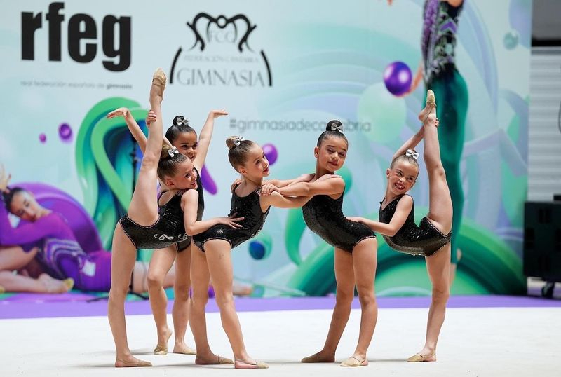 Las prebenjamines del Club Rítmica Salamanca, terceras de España por autonomías