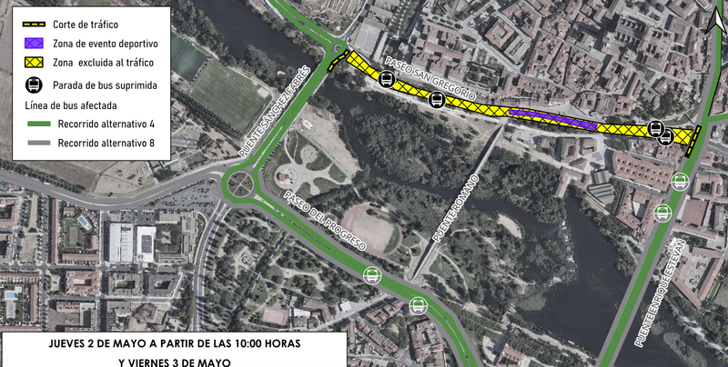 Cortes y desvíos de tráfico durante este jueves y viernes con motivo de la Competición SuperEnduro