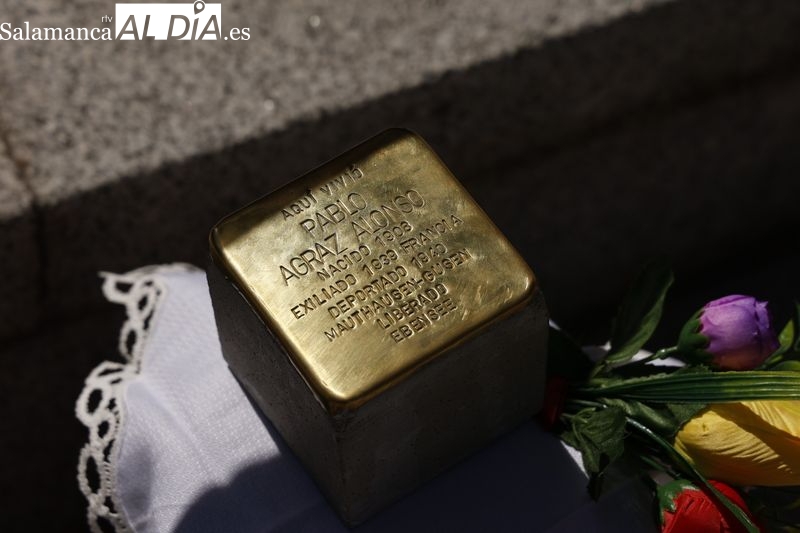 Salamanca homenajea a Pablo Agraz, salmantino supervivientes del campo de concentración de Mauthausen