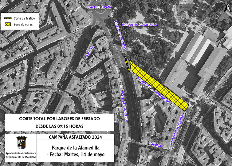 La campaña de asfaltado provocará cortes de tráfico, desvíos y estrechamientos por toda la ciudad