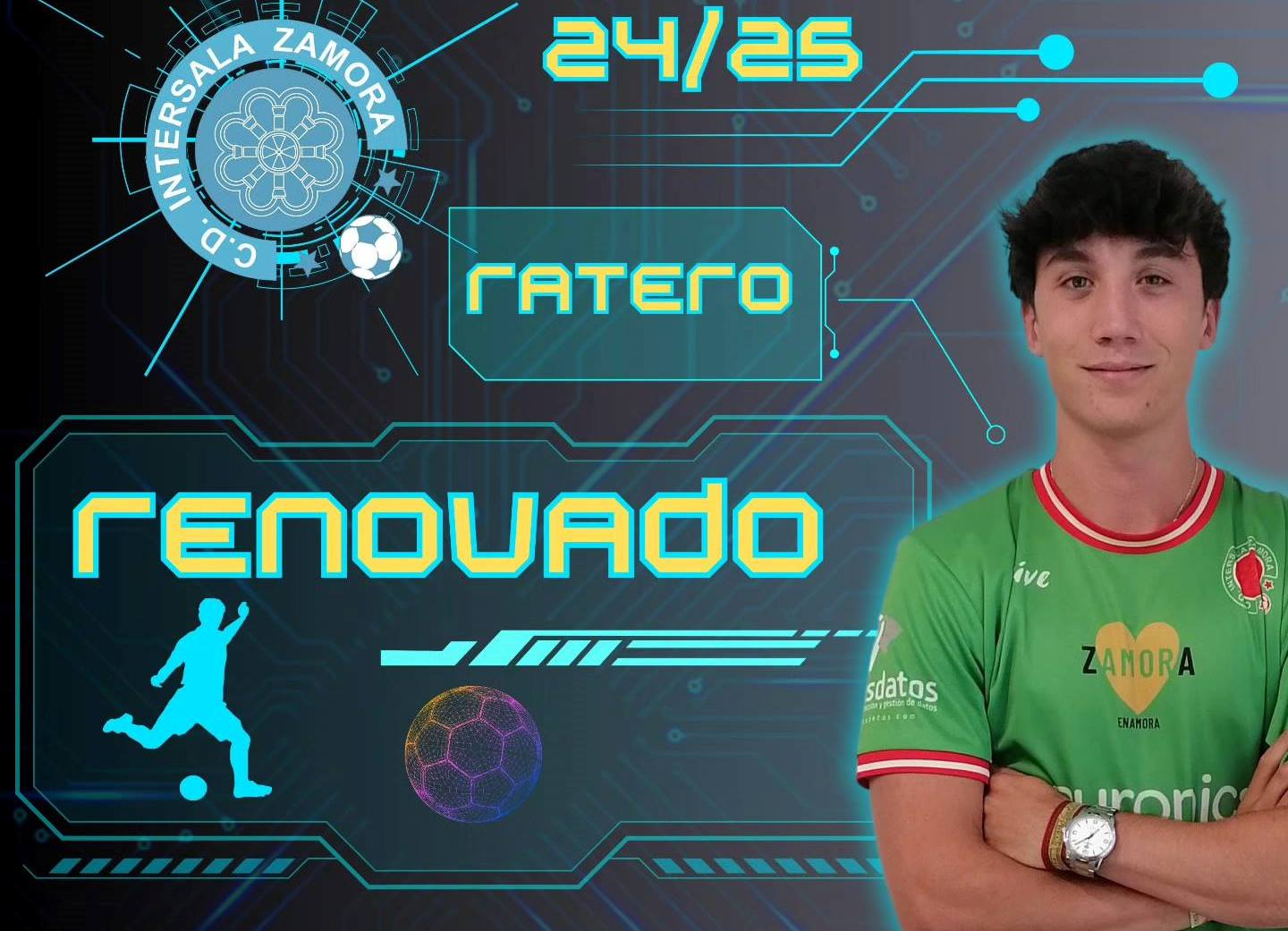 Daniel Ratero Mangas renueva con el Intersala Zamora para su etapa en 2ªB