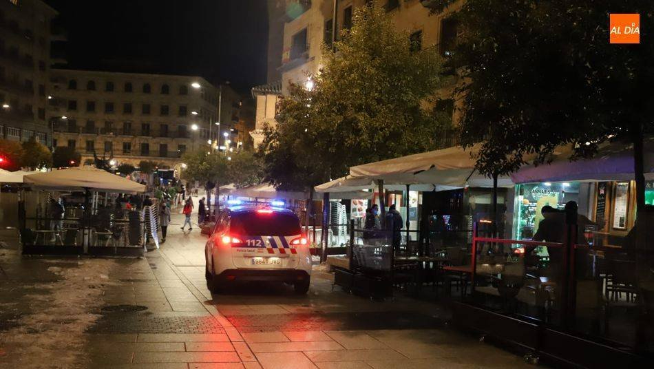 Las denuncias por incumplimiento de cierre, protagonistas en la madrugada salmantina