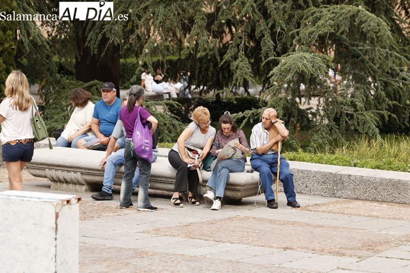 Buen ambiente en Salamanca en el primer fin de semana del verano