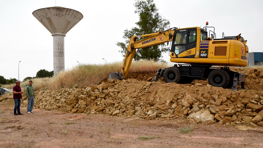 En marcha las obras de construcción de la pista de minimotos del Polígono Las Viñas