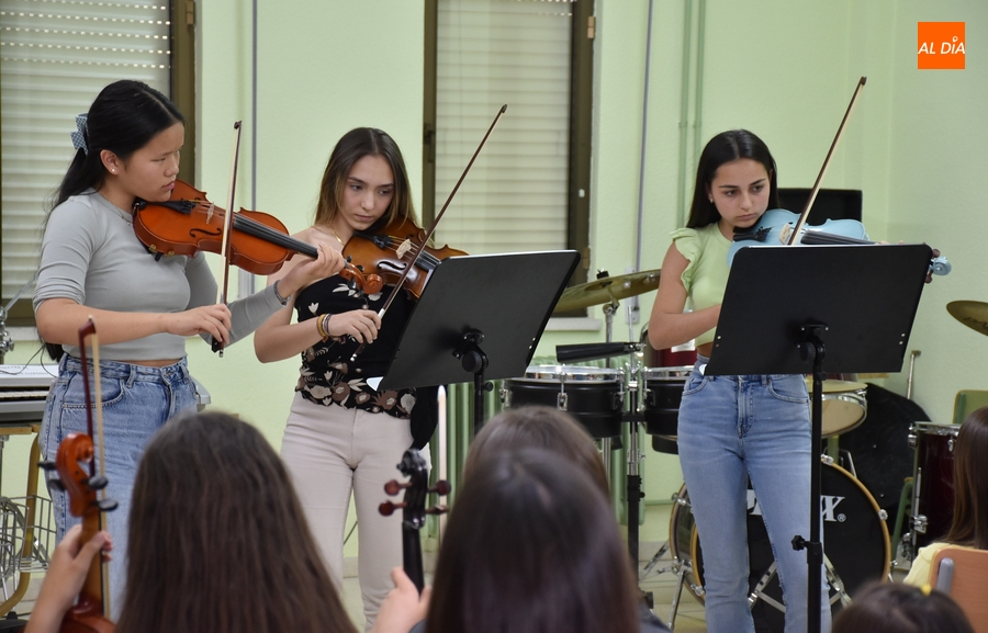 Los alumnos de violín encabezan la última semana del curso en la Escuela de Música