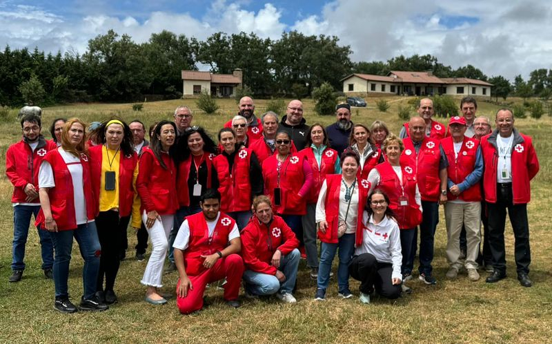 Buen ambiente en el Encuentro Comarcal de Voluntariado de Cruz Roja en Béjar
