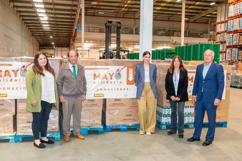 Gadis reúne más de 150.000 kilos de alimentos en la 12ª campaña Mayo Solidario