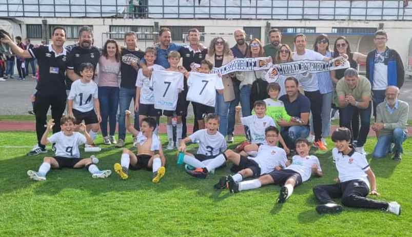 El Alevín del Ciudad Rodrigo CF triunfa también en el Torneo A Salgadela