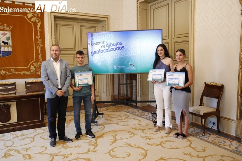 Los tres estudiantes de Salamanca que destacan por sus Dibujos Geolocalizados 