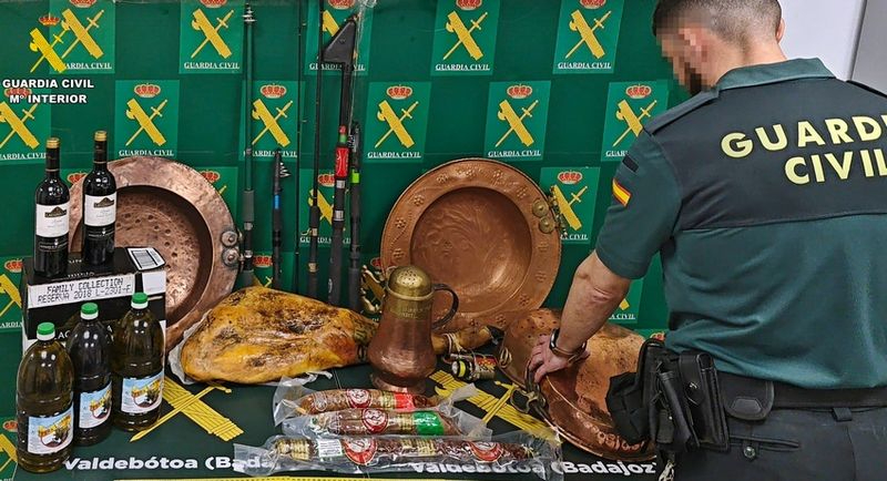 Cuatro detenidos por robos en dos viviendas de la Sierra de Béjar