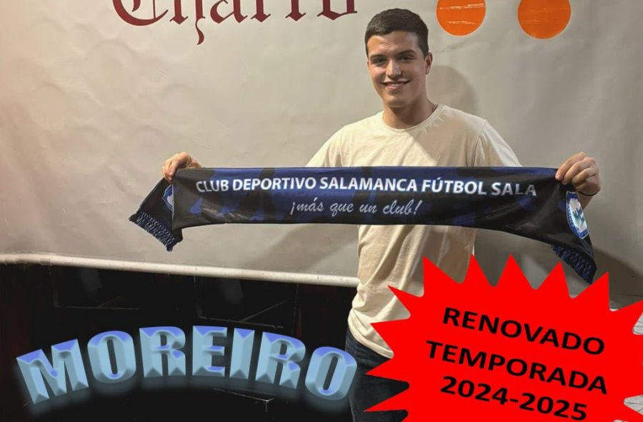 Sergio Moreiro Barco renueva con el FS Salamanca de 2ªB