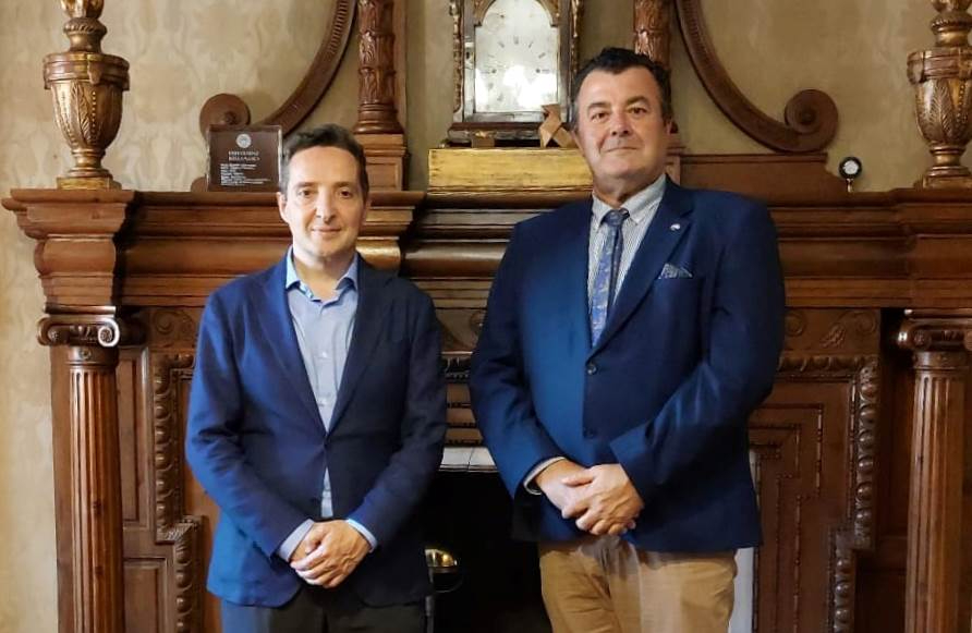 Paco Cañamero se reúne con el nuevo rector de la Universidad de Salamanca