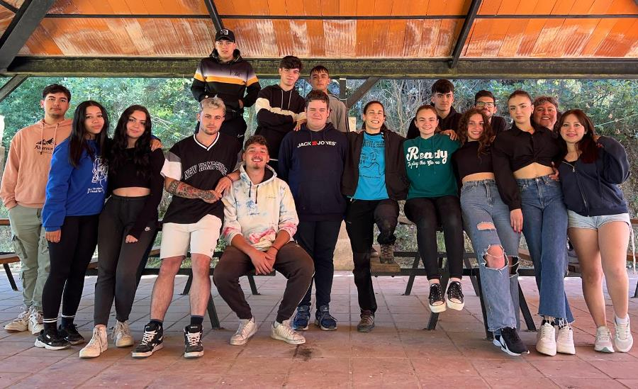 Una quincena de jóvenes asiste a la convivencia trimestral del voluntariado joven de Cáritas