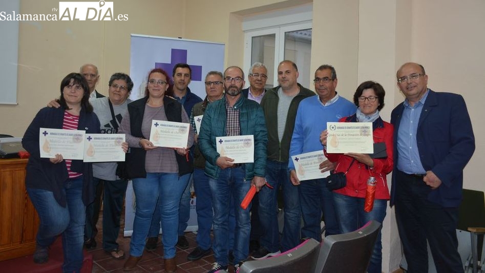 La Hermandad de Donantes de Sangre reconoce como Colaborador Distinguido al Ayuntamiento de Lumbrales