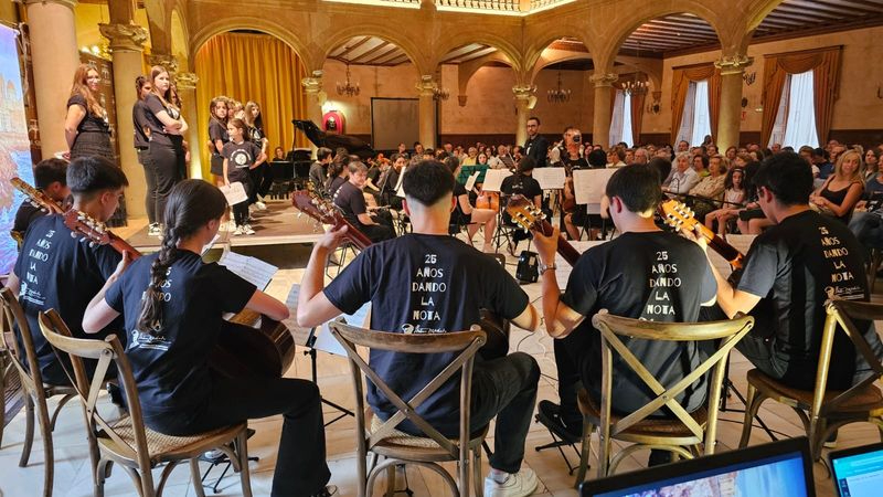 Alumnos del Centro Profesional de Música Antonio Machado triunfan en el Casino