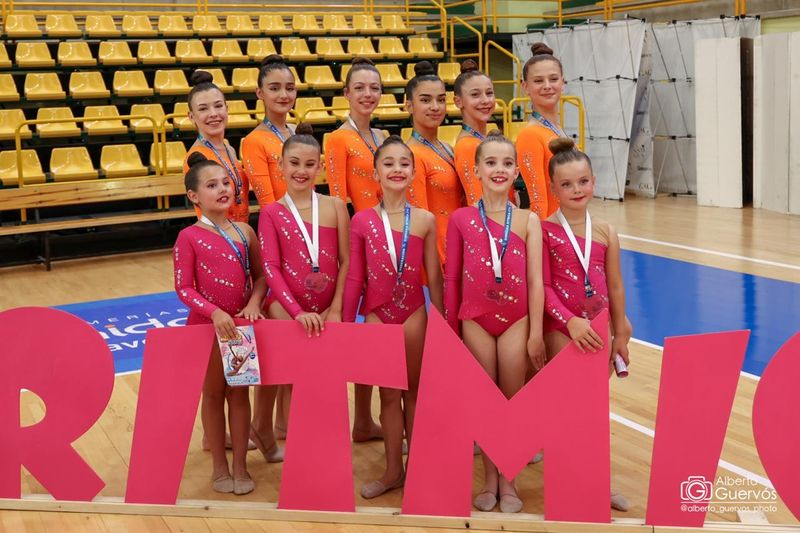 Lluvia de medallas para el Club Rítmica Salamanca en la final de la Liga Autonómica