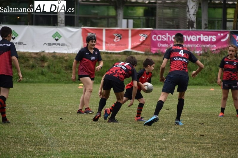 El Salamanca Rugby Club incluye actividades este sábado dentro del programa de San Juan de Sahagún