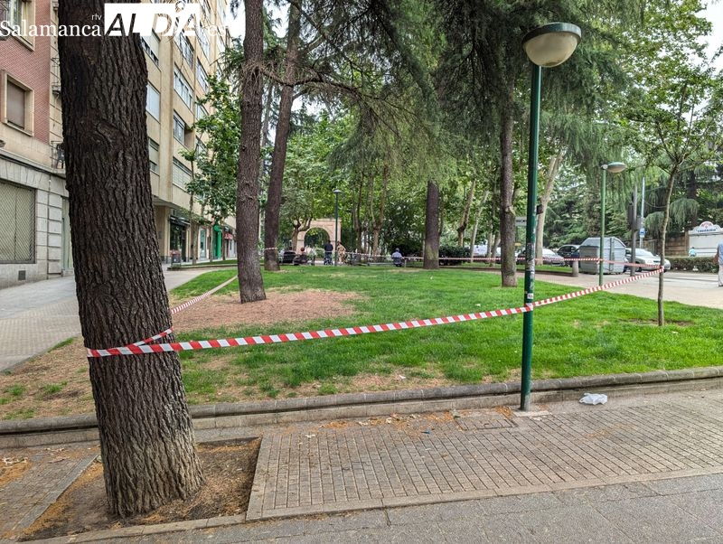 Cerrados los parques de Salamanca y la zona arbolada de la Ciudad Deportiva de La Aldehuela 