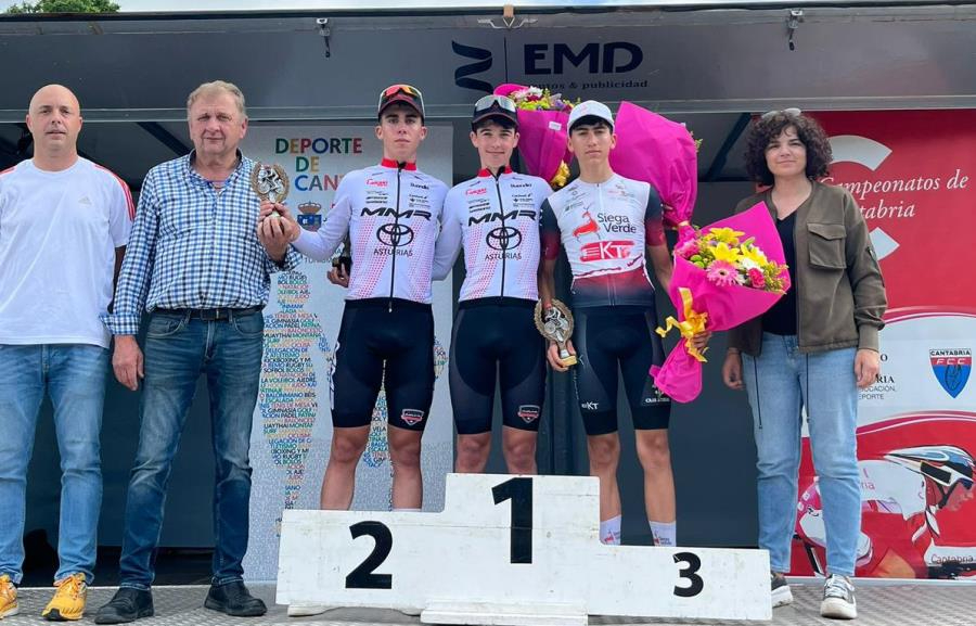 El corredor del Siega Verde Samuel Allen sube al podio en tierras cántabras