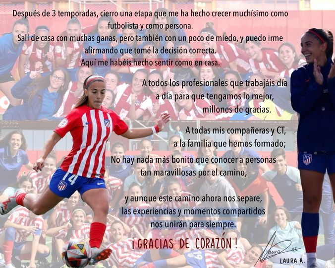 La salmantina Laura Rodríguez deja el Atlético de Madrid