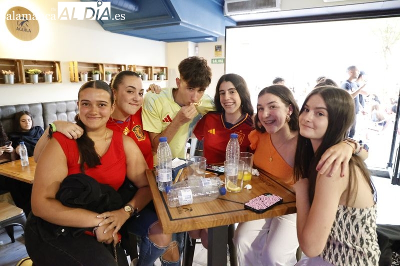 Salamanca muestra su apoyo a la Selección Española en Octavos 