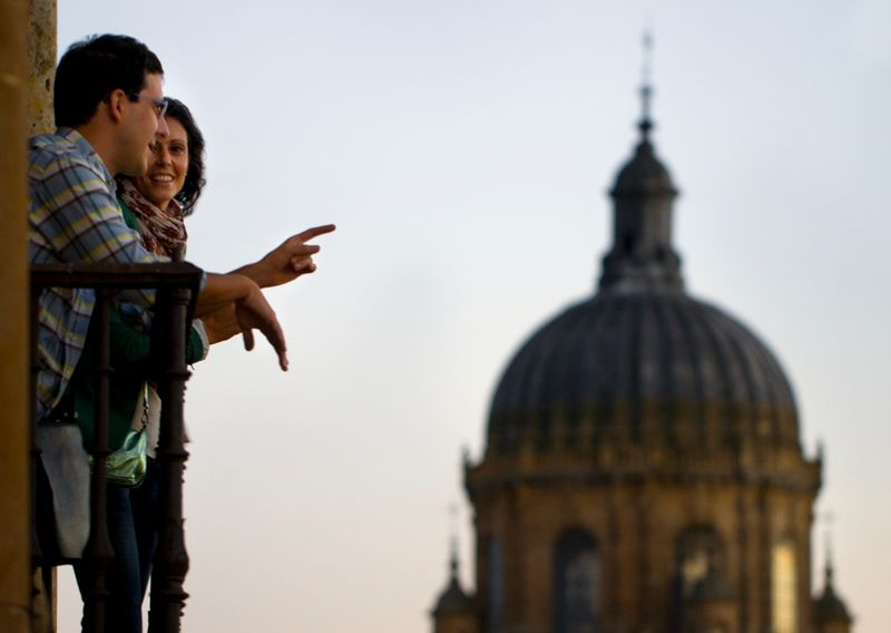 Nuevo récord de turistas en la ciudad de Salamanca