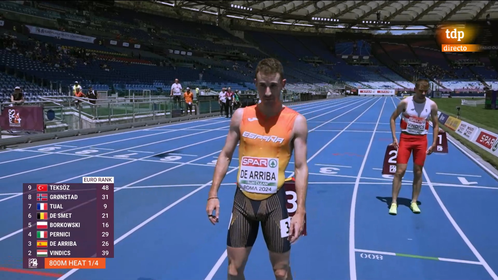 Álvaro de Arriba saca fuerzas de flaqueza para plantarse en semifinales del Europeo de Roma