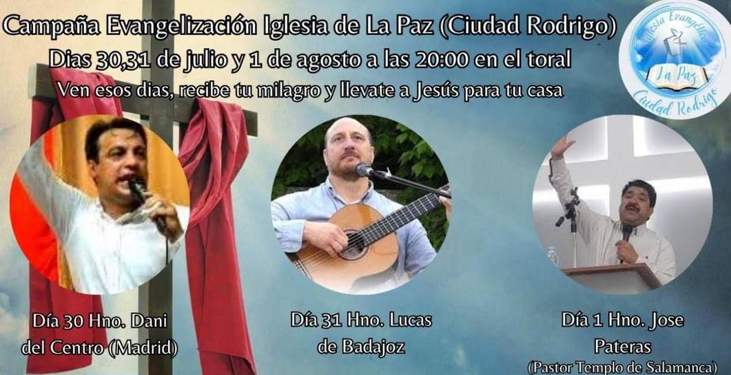 La Plaza del Toral acogerá tres conciertos Evangélicos entre el 30 de julio y el 1 de agosto