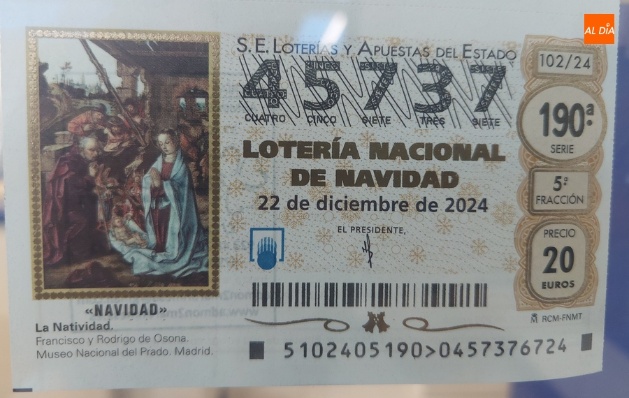 En marcha la venta de la Lotería de Navidad producto de la celebración de los Sanfermines