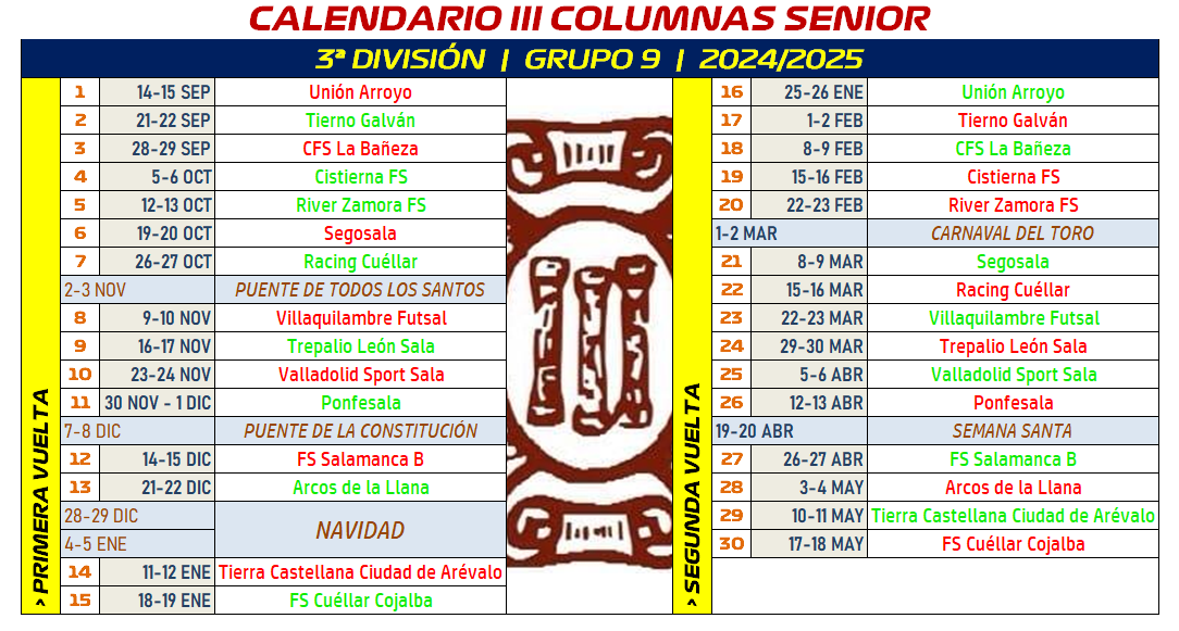 El III Senior ya tiene calendario de Liga, con un arranque ‘muy casero’