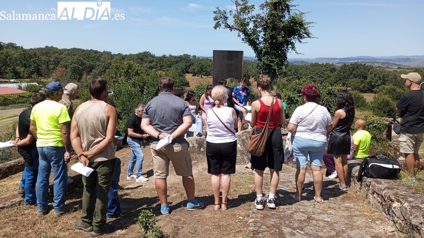 Los alumnos de Bellas Artes premiados con la beca San Marcos presentan en Barruecopardo OCCO