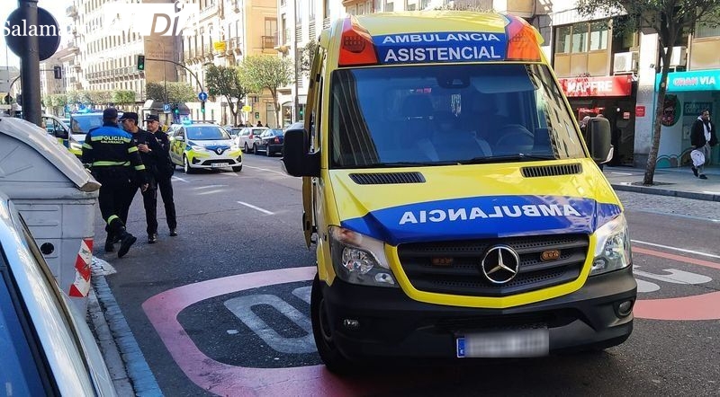 Dos mujeres, trasladadas al Hospital tras un atropello en un paso de peatones de la calle Santiago Diego Madrazo