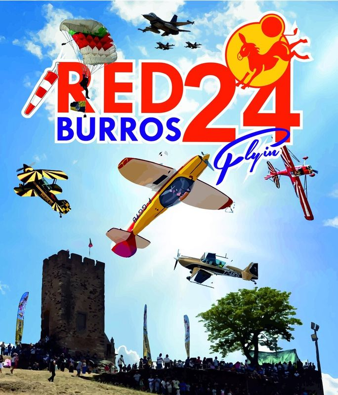 Acrobacias aéreas ibéricas en el Red Burros de Mogadouro