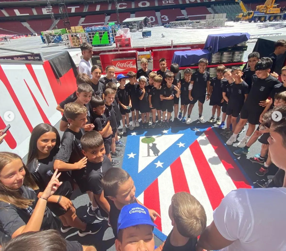 El Miróbriga Campus se adentra en el estadio del Atlético de Madrid