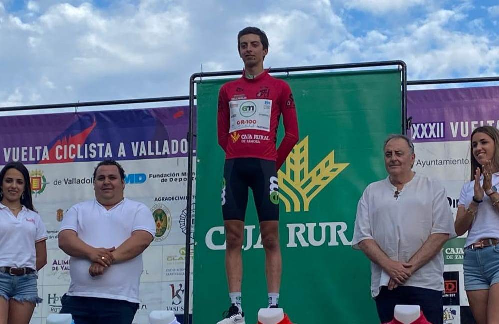Diego Martín Lucas se enfunda el maillot de Mejor Castellanoleonés en la Vuelta a Valladolid