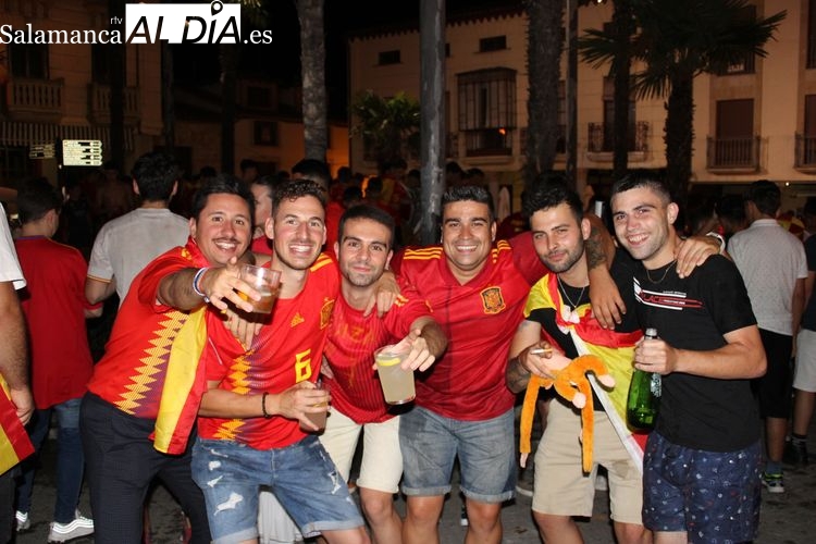 Alba de Tormes celebra la cuarta Eurocopa de la Selección Española