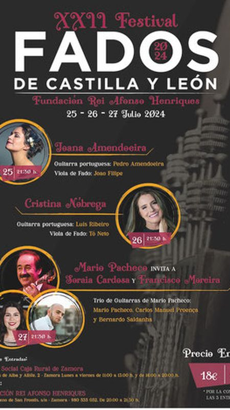 Vuelven las veladas portuguesas con el Festival de Fados de Castilla y León