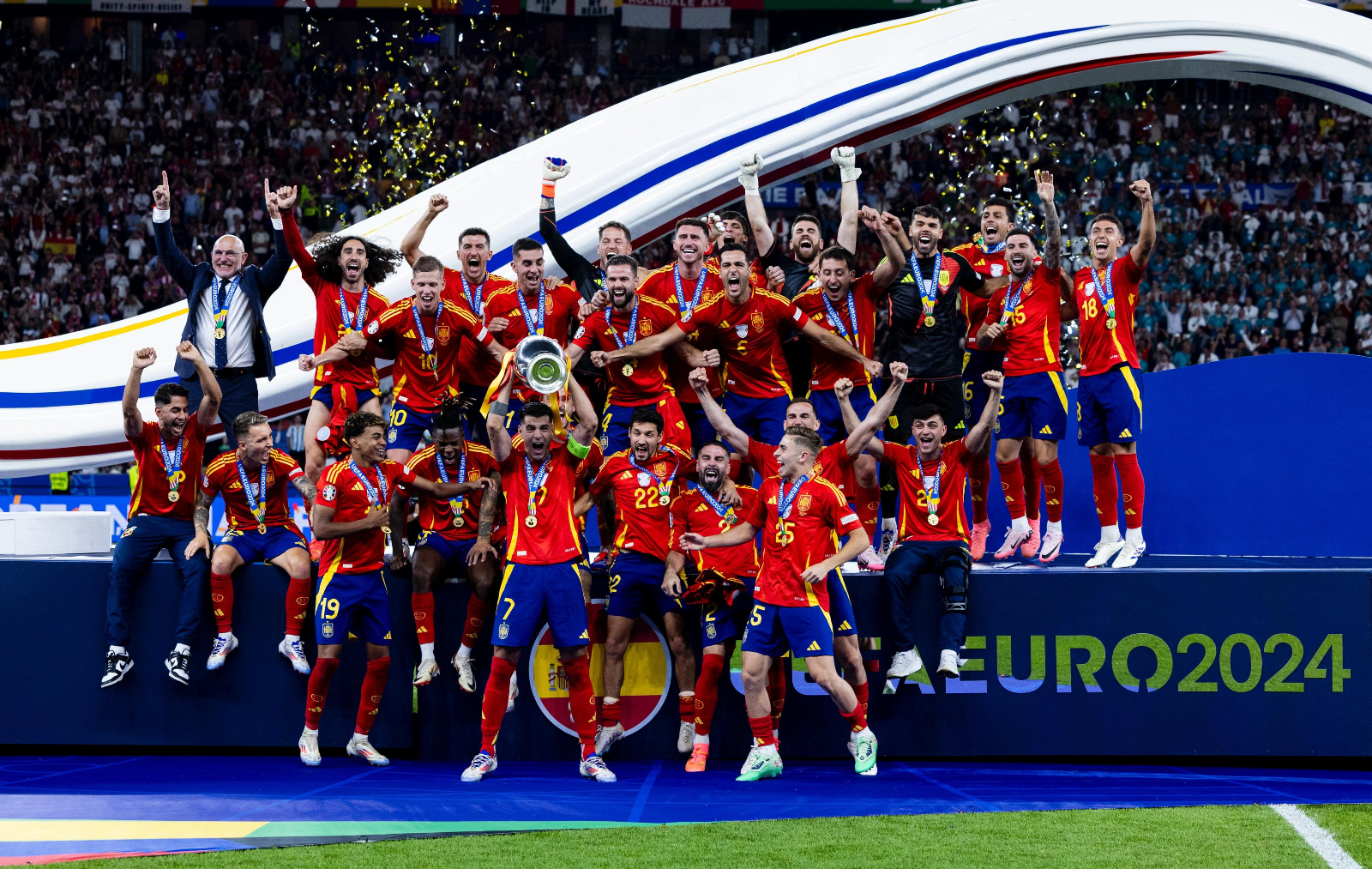 ¡¡¡¡España es campeona de la Eurocopa por cuarta vez en la historia tras una final épica contra Inglaterra!!!! (2-1)