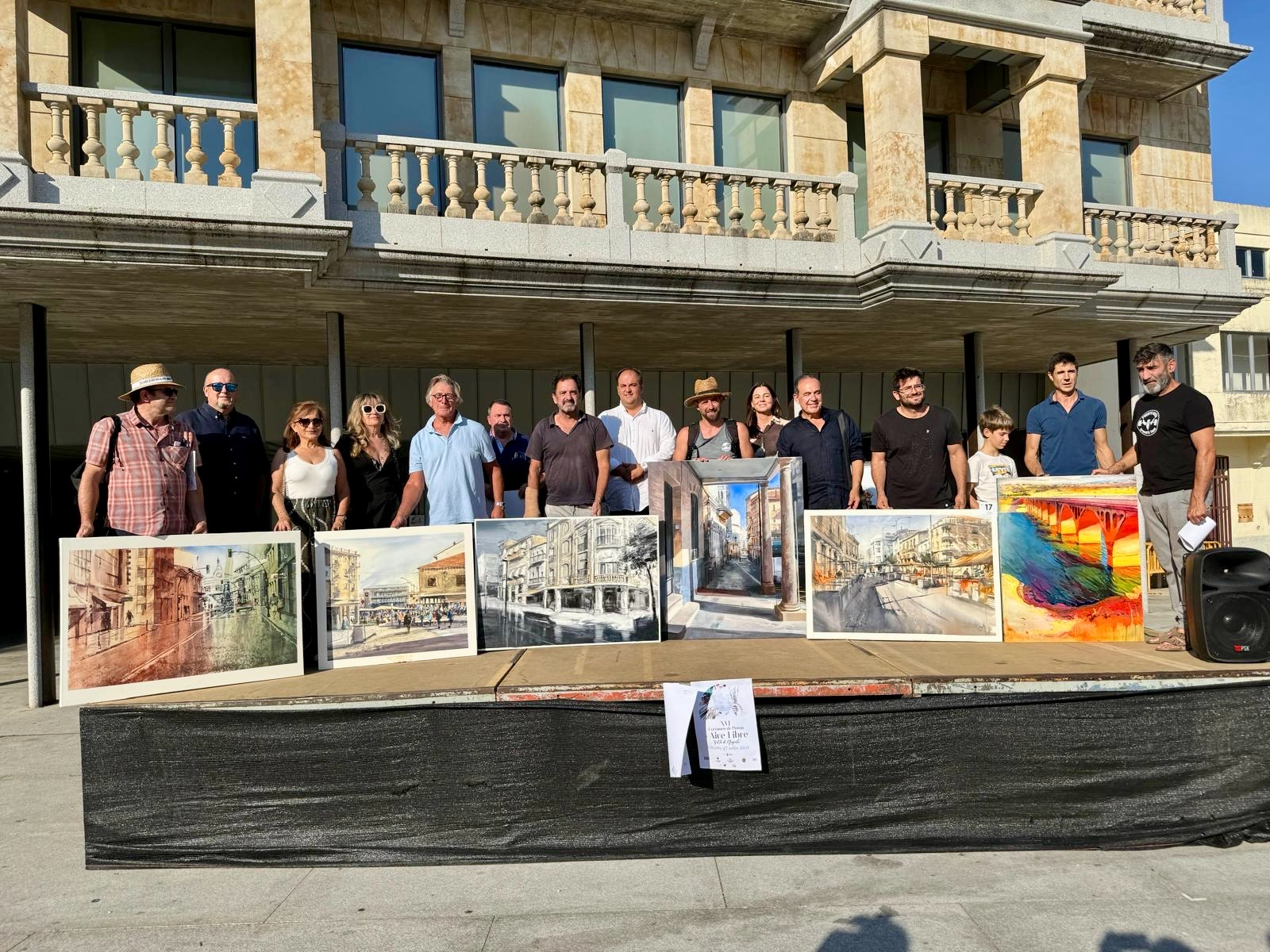 Entregados los premios del XVI Certamen de pintura al aire libre de Guijuelo