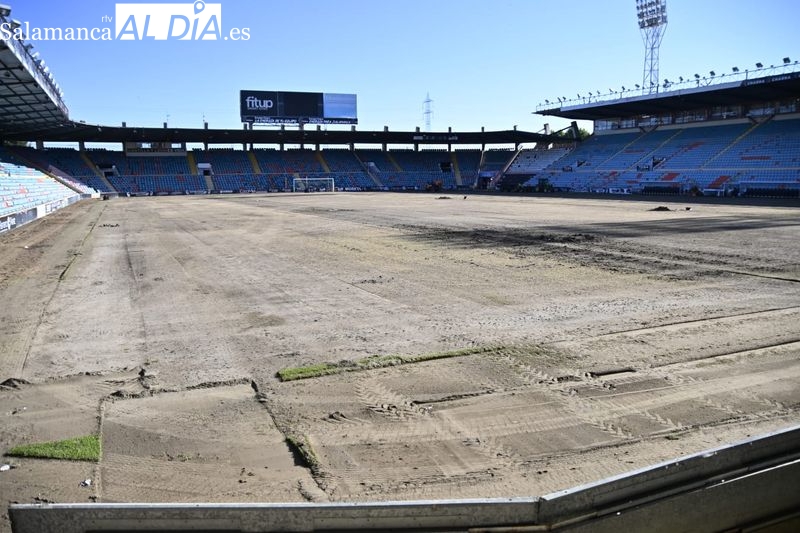 El estadio Helmántico, como nunca lo habías visto