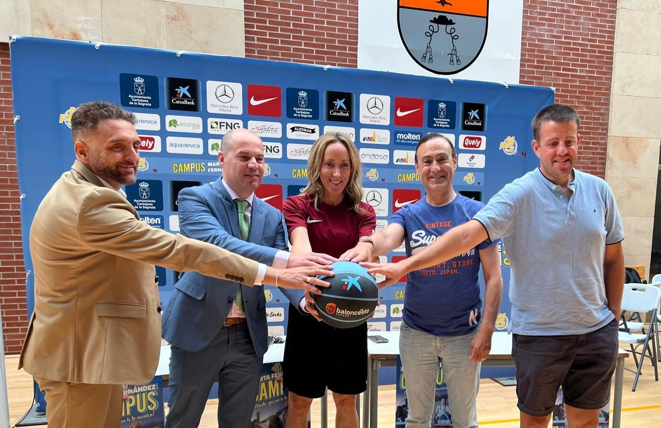 Carbajosa acoge el VIII Campus de Baloncesto Marta Fernández con 140 niños de toda España