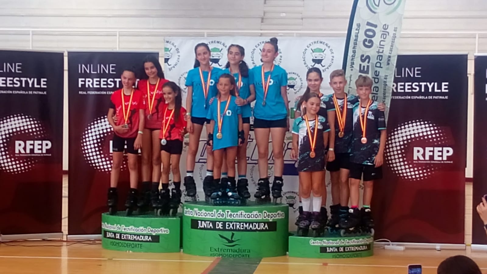 El Rollslam salmantino logra cinco medallas en el Campeonato de España