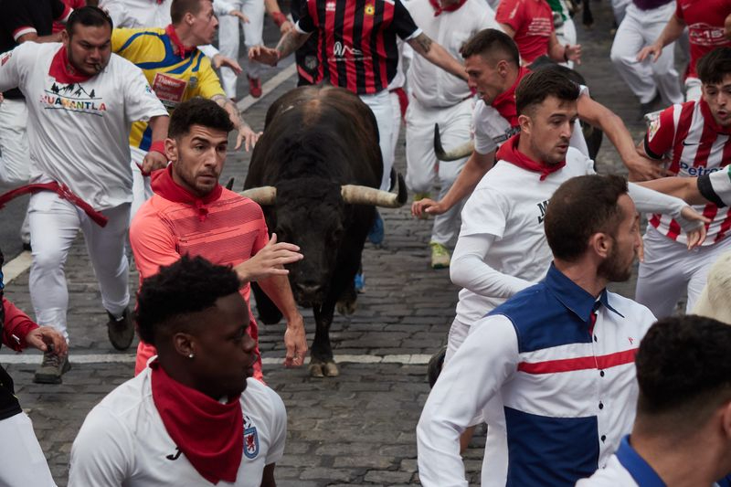 Vídeo del cuarto encierro de San Fermín, el más rápido de este año