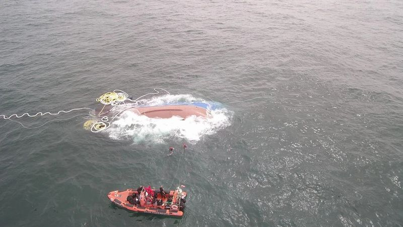 Naufragio frente a la costa central portuguesa
